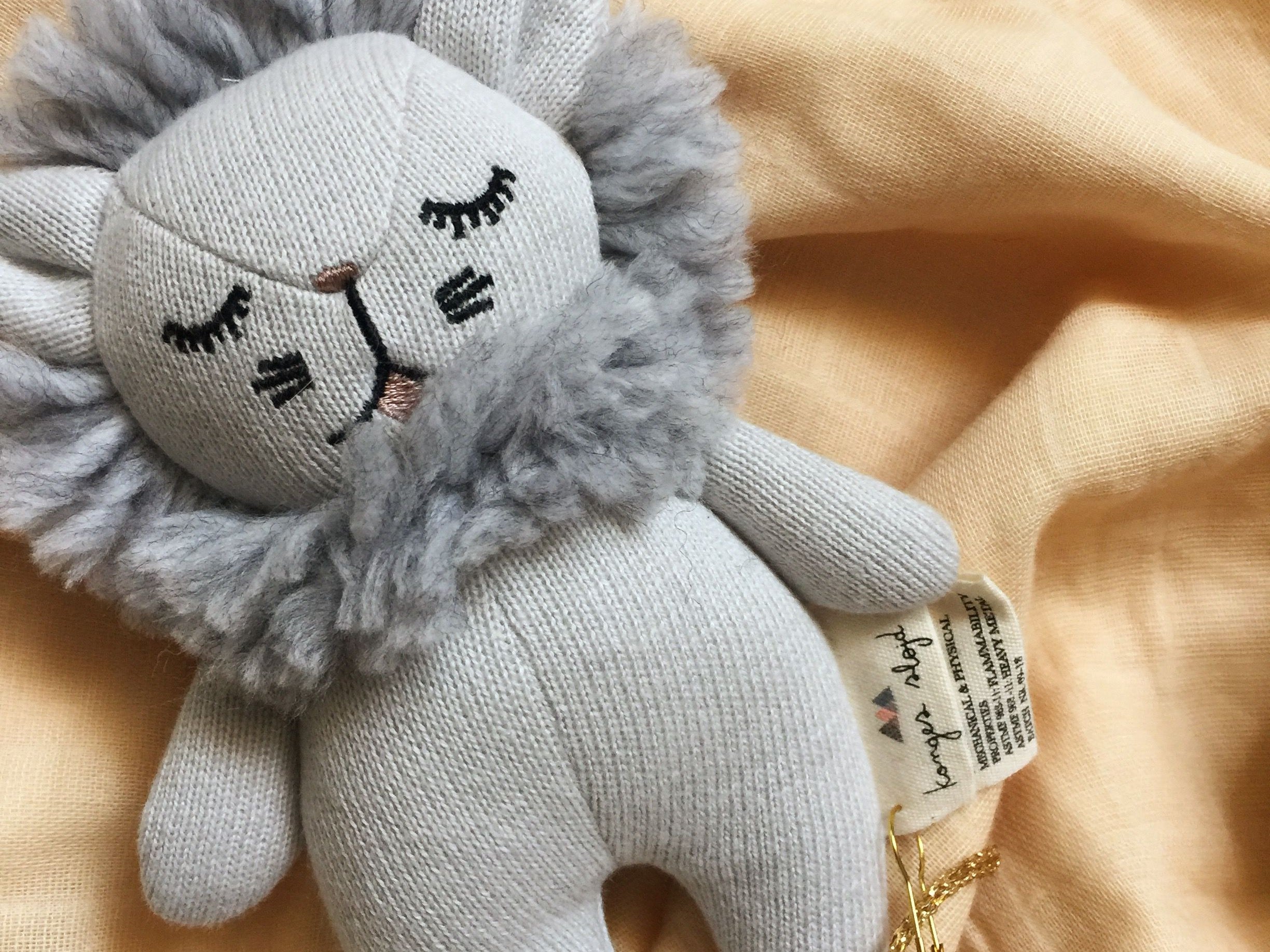 Konges Sløjd A/S Knuffeldieren grey