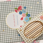 Konges Sløjd A/S Creatief Spelen green tea check