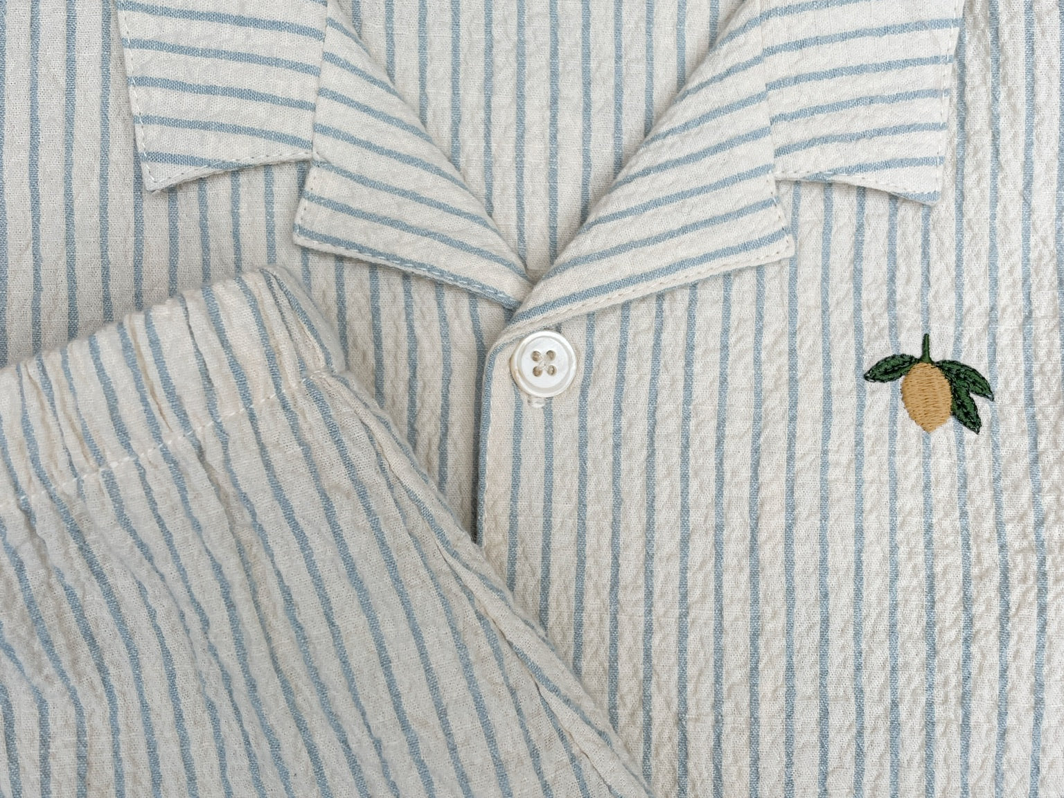 Konges Sløjd A/S Geweven Broeken cloud stripe