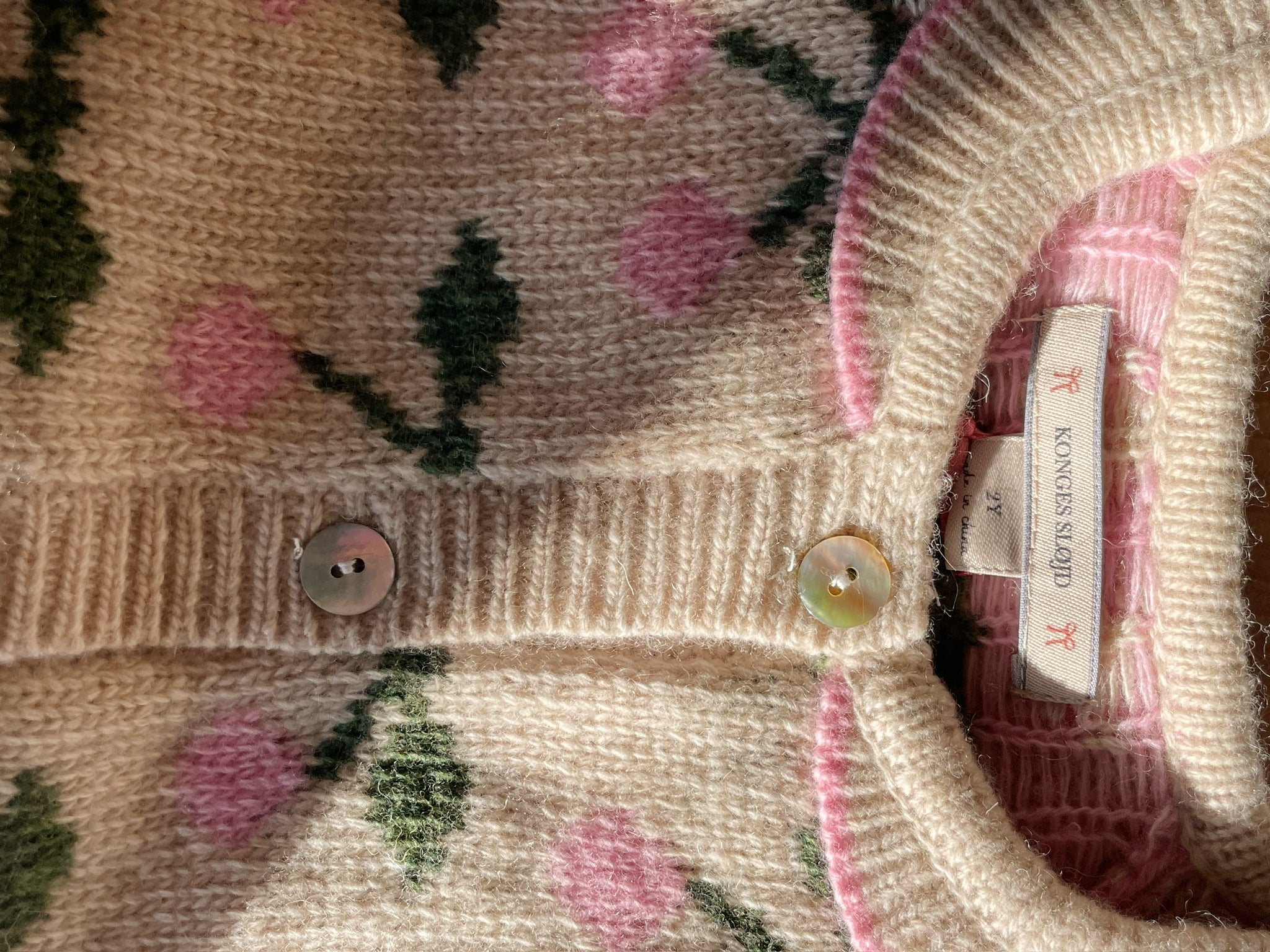 Konges Sløjd A/S Gebreide Cardigans cherry