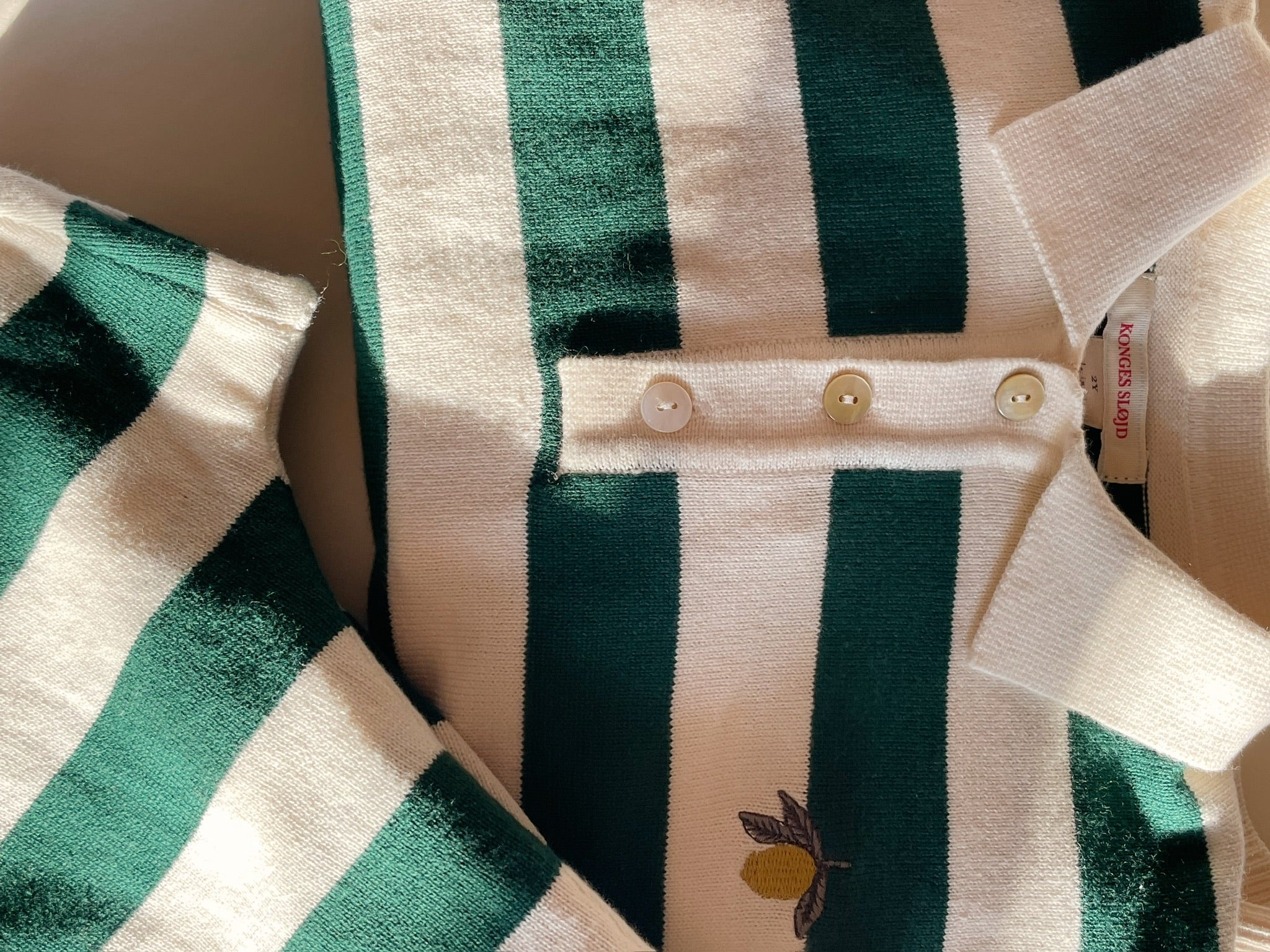 Konges Sløjd A/S Gebreide Broeken pine grove stripe