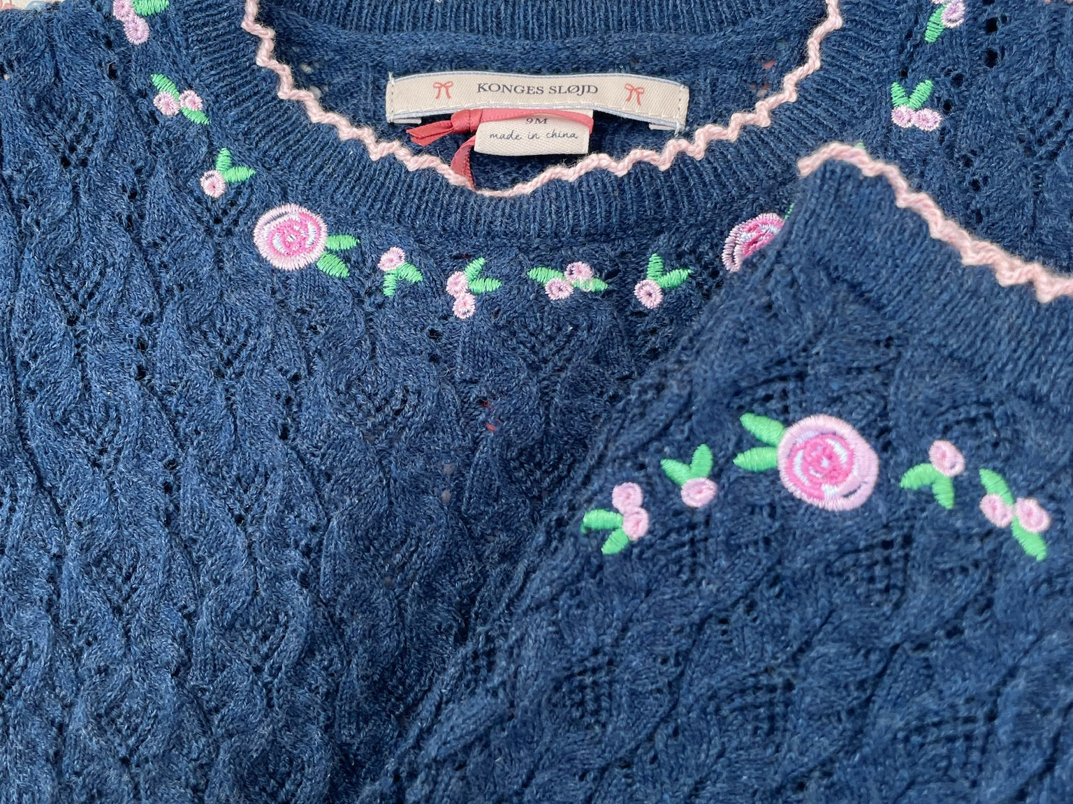 Konges Sløjd A/S Gebreide Broeken ensign blue