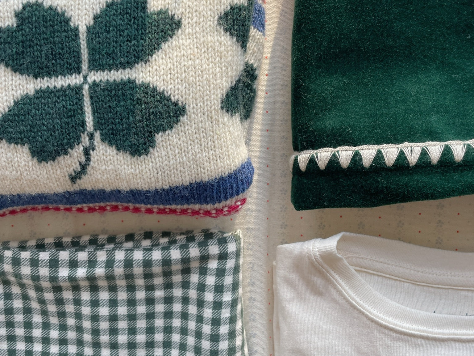 Konges Sløjd A/S Geweven Broeken green check