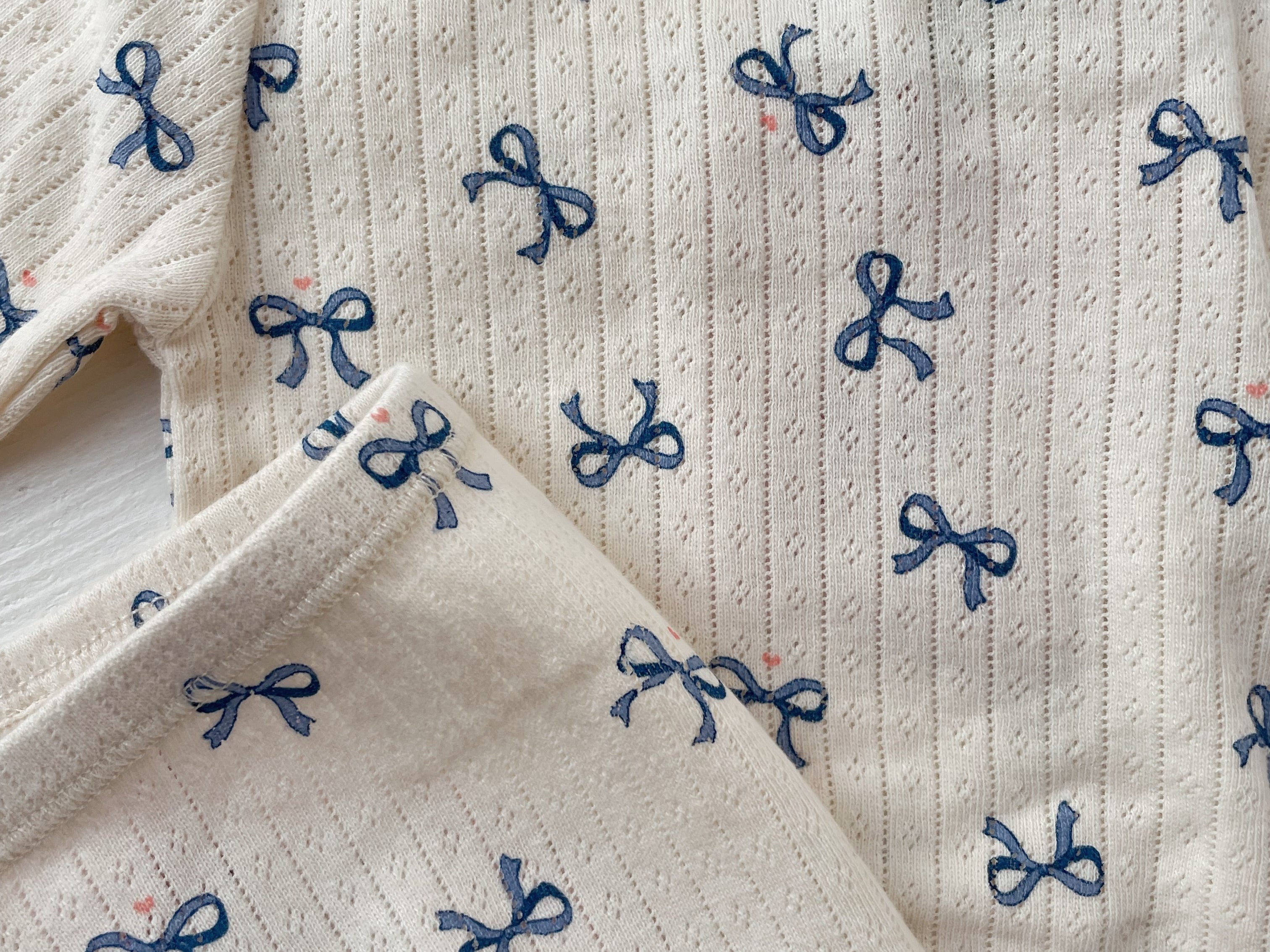 Konges Sløjd A/S Jersey Jurken bow bleu