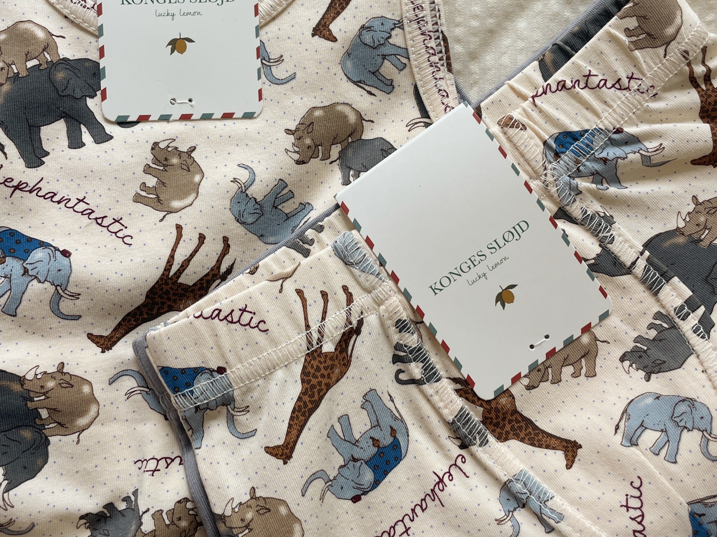 Konges Sløjd A/S Ondergoed elefantastic/sleet