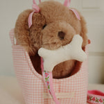 Konges Sløjd A/S Knuffeldieren pink check