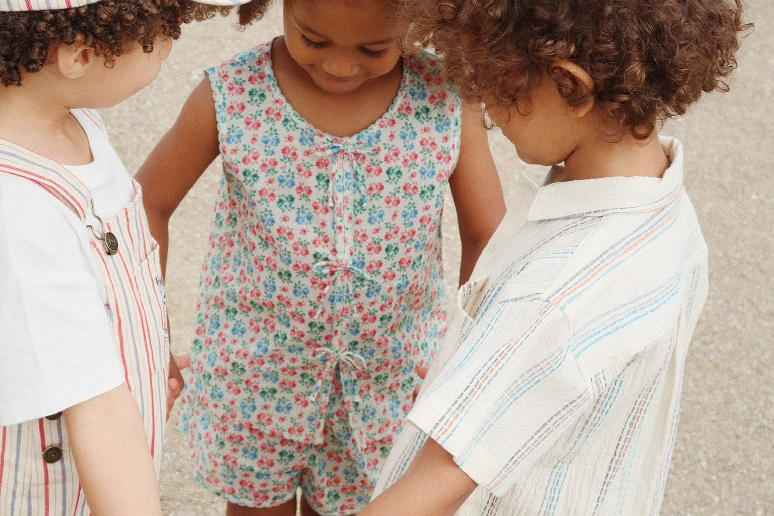 Konges Sløjd A/S Geweven Shirts Met Korte Mouwen antique white