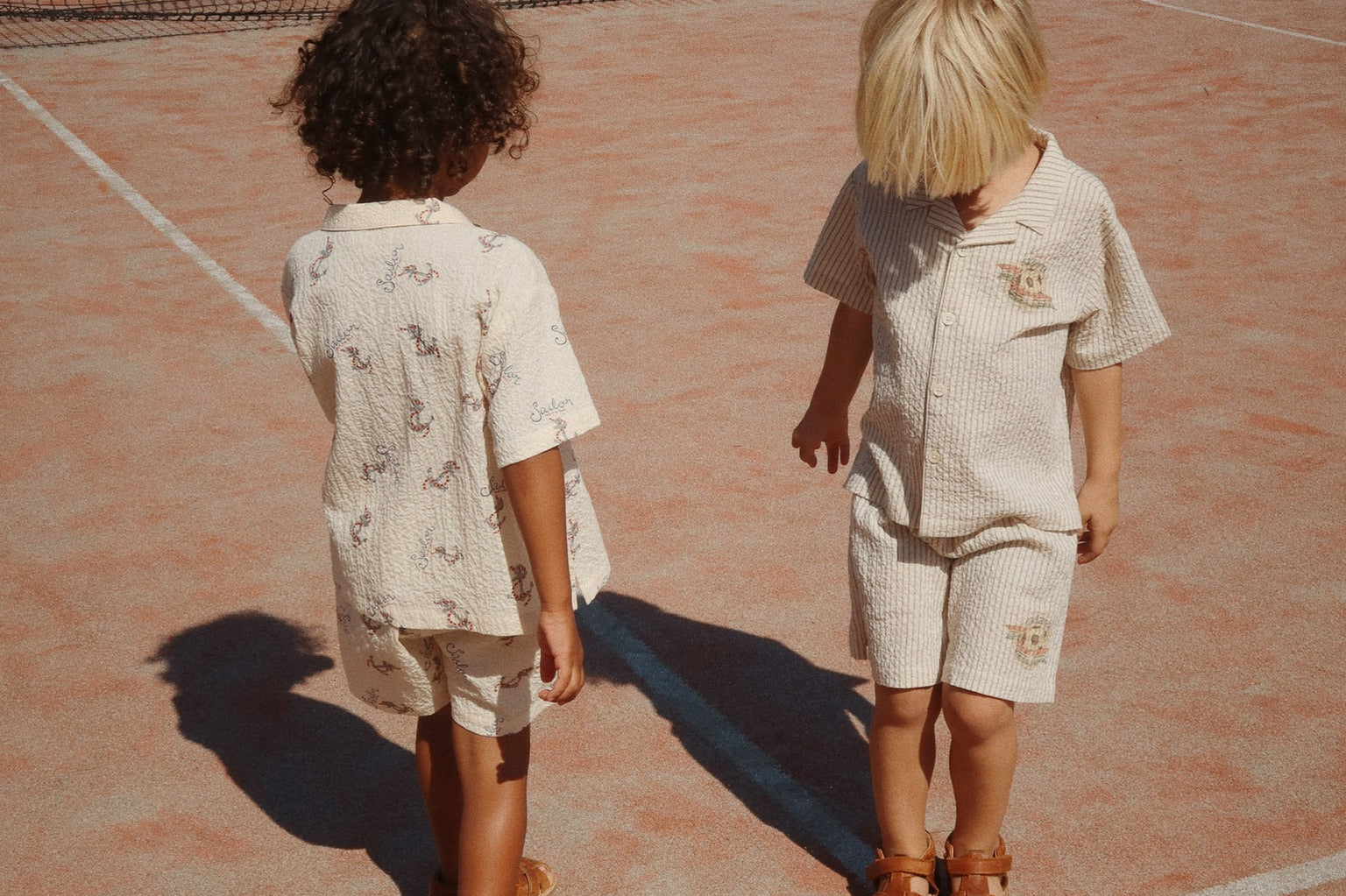 Konges Sløjd A/S Geweven Shorts En Pofbroeken stripe bluie