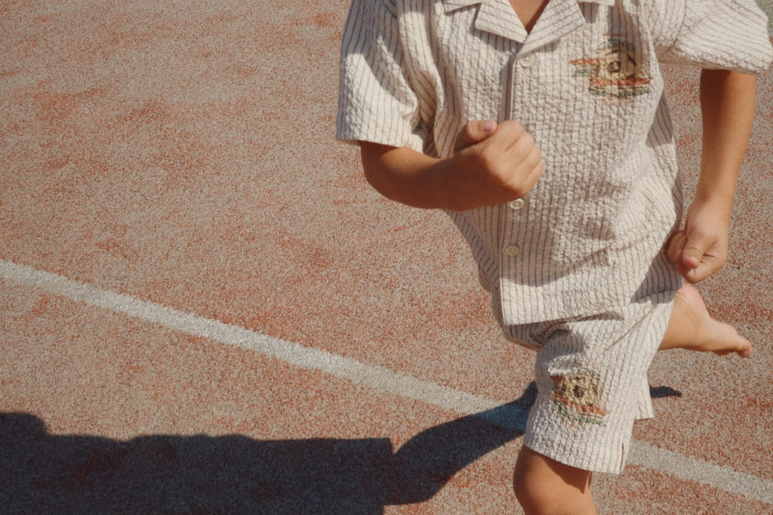 Konges Sløjd A/S Geweven Shorts En Pofbroeken stripe bluie