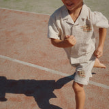 Konges Sløjd A/S Geweven Shorts En Pofbroeken stripe bluie