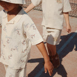 Konges Sløjd A/S Geweven Shirts Met Korte Mouwen rock my boat