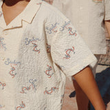 Konges Sløjd A/S Geweven Shirts Met Korte Mouwen rock my boat