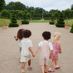 Konges Sløjd A/S Geweven Shirts Met Korte Mouwen antique white