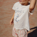 Konges Sløjd A/S Geweven Shorts En Pofbroeken antique stripe