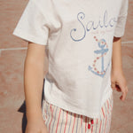 Konges Sløjd A/S Geweven Shorts En Pofbroeken antique stripe