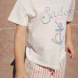 Konges Sløjd A/S Geweven Shorts En Pofbroeken antique stripe