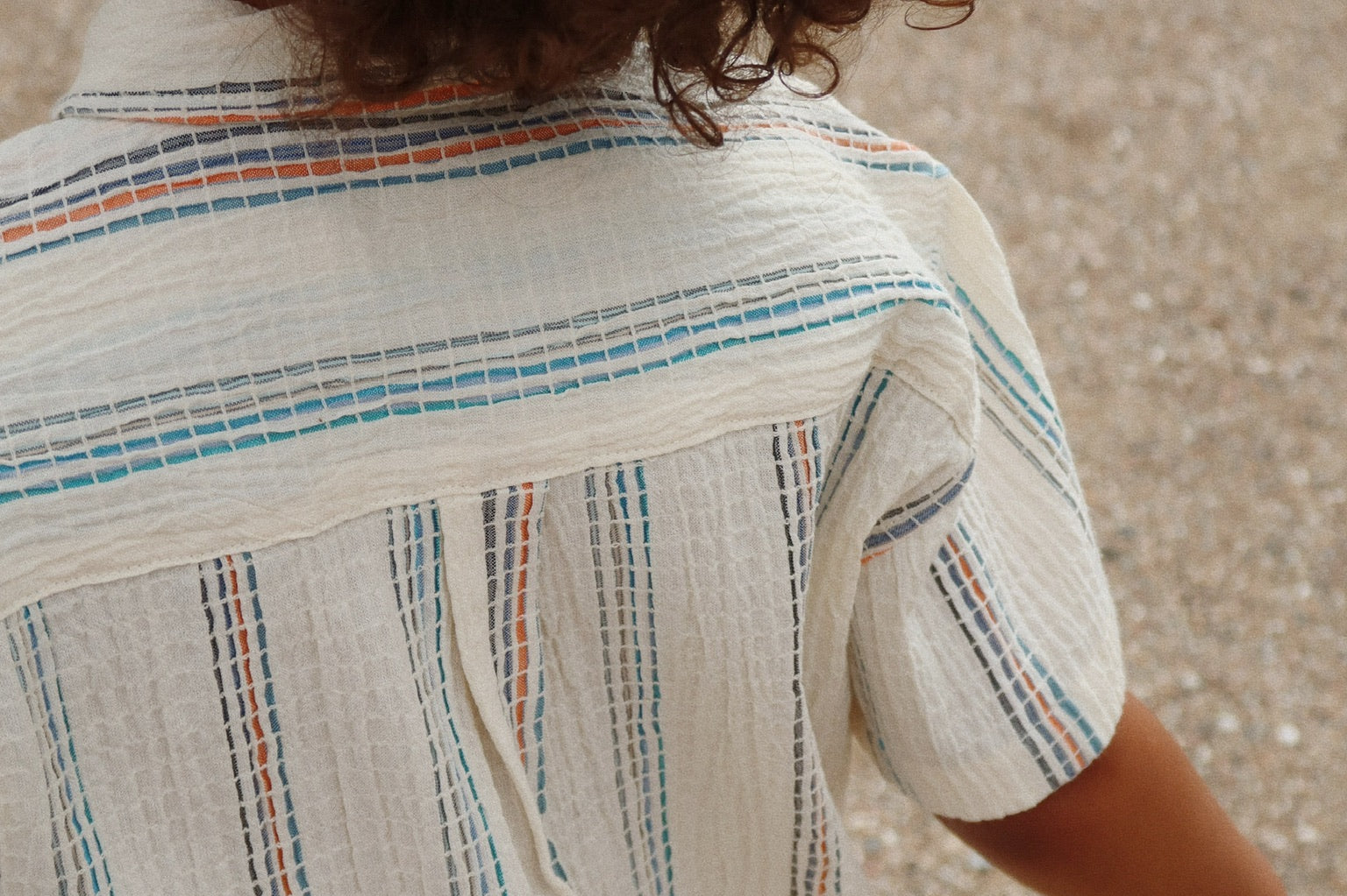 Konges Sløjd A/S Geweven Shirts Met Korte Mouwen antique white