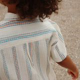 Konges Sløjd A/S Geweven Shirts Met Korte Mouwen antique white