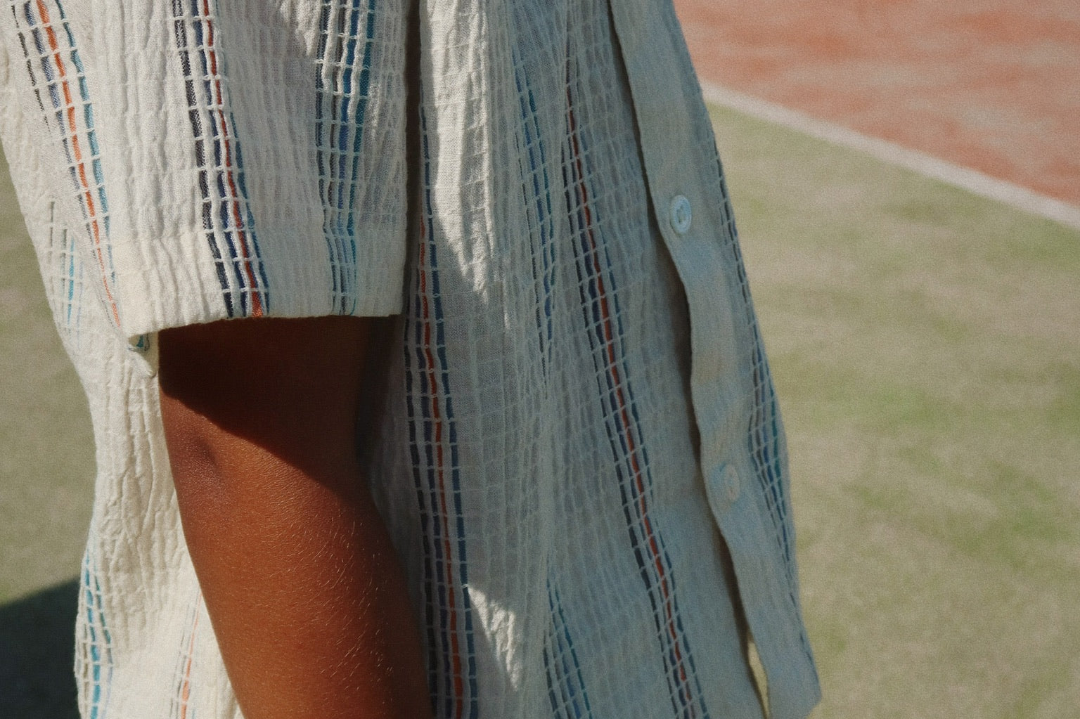 Konges Sløjd A/S Geweven Shirts Met Korte Mouwen antique white