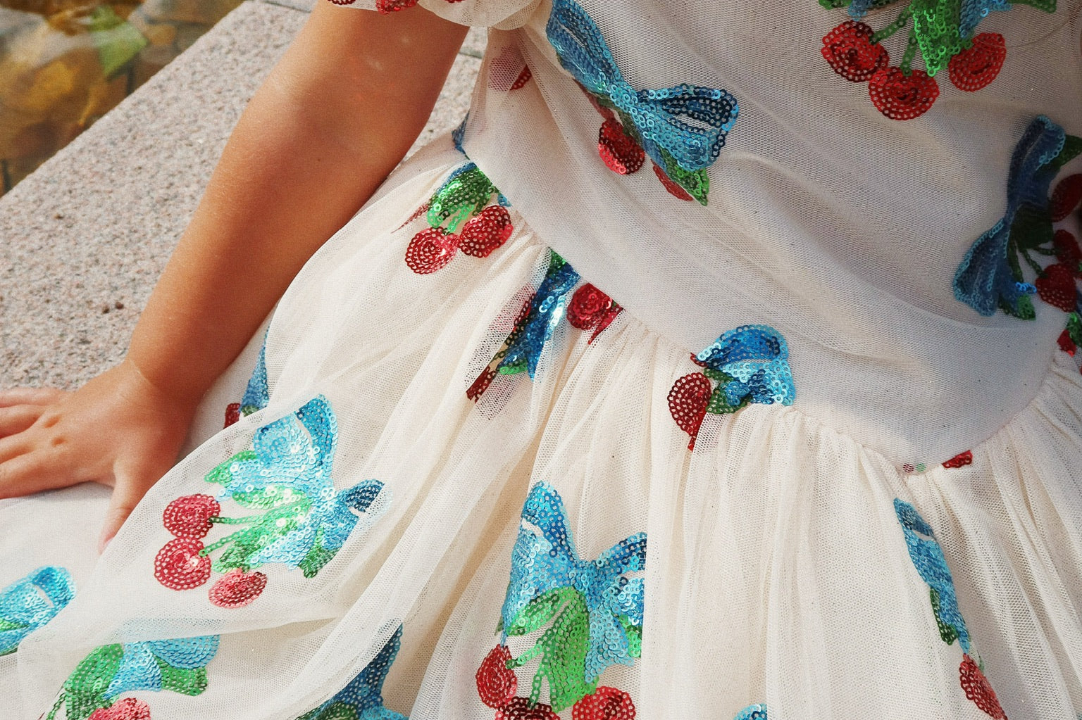 Konges Sløjd A/S WOVEN DRESSES amarena sequin