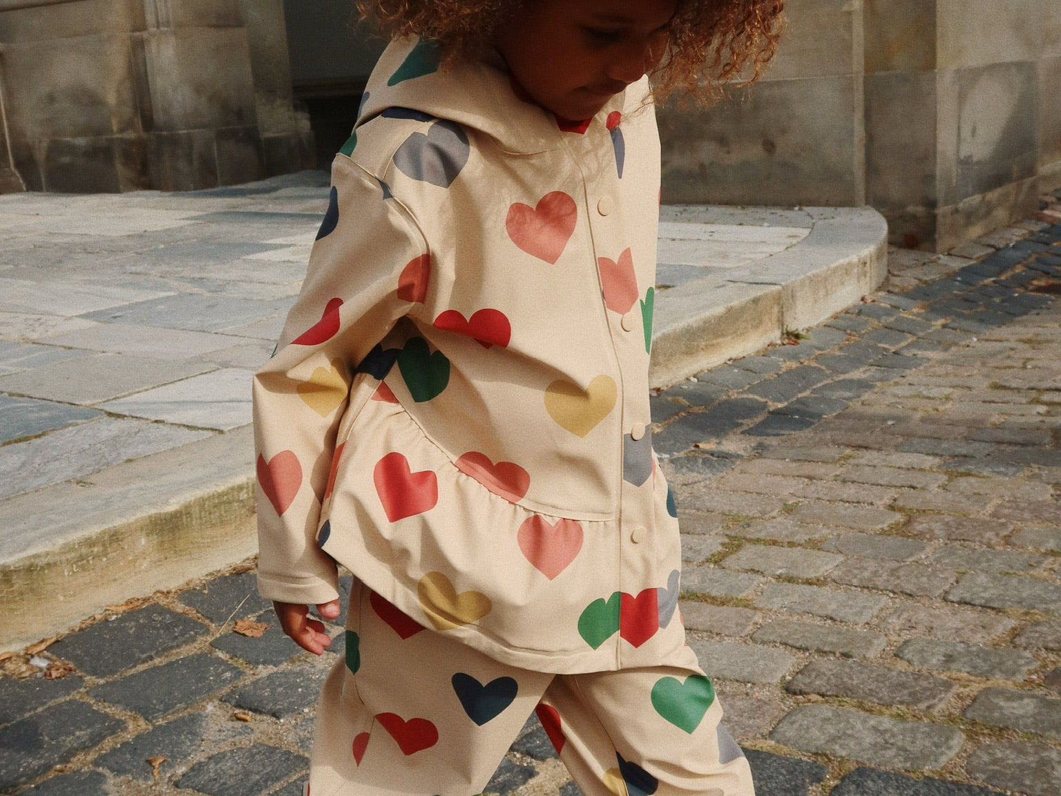 Konges Sløjd A/S Regenkleding bon coeur coloré