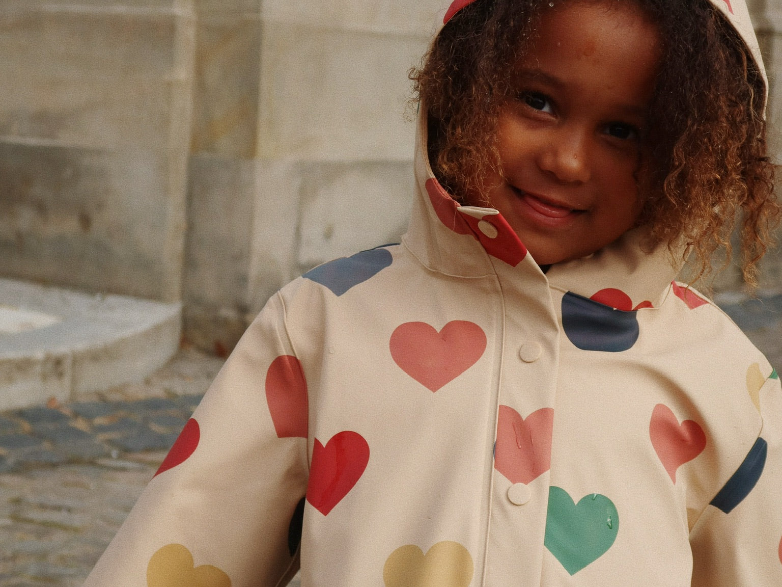 Konges Sløjd A/S Regenkleding bon coeur coloré