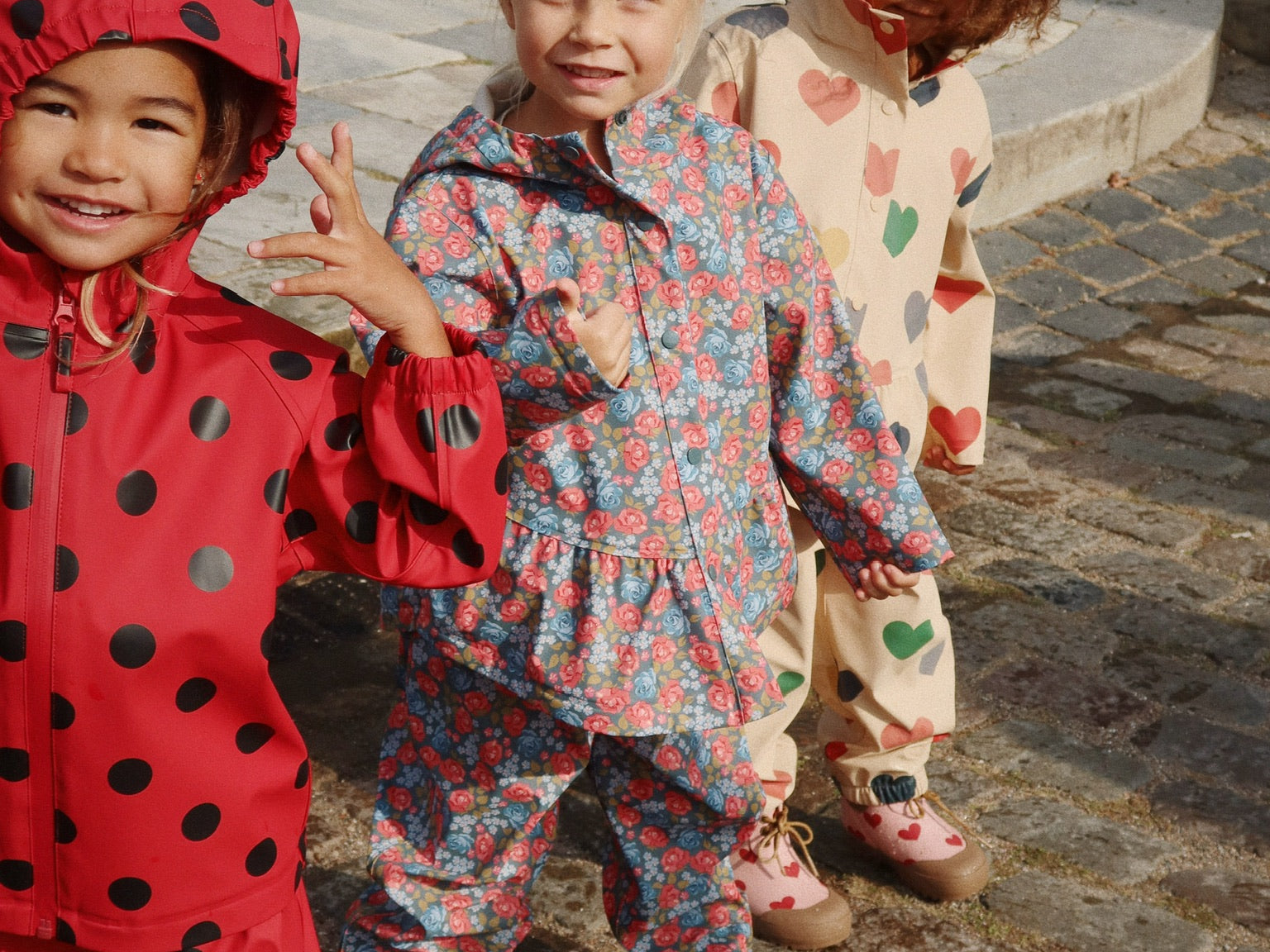 Konges Sløjd A/S Regenkleding bon coeur coloré