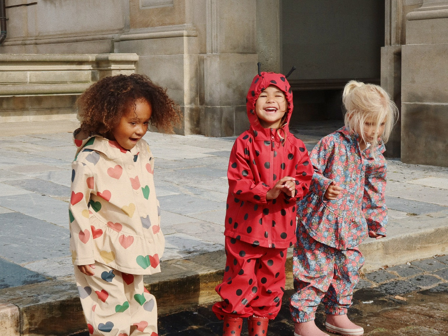 Konges Sløjd A/S Regenkleding bon coeur coloré