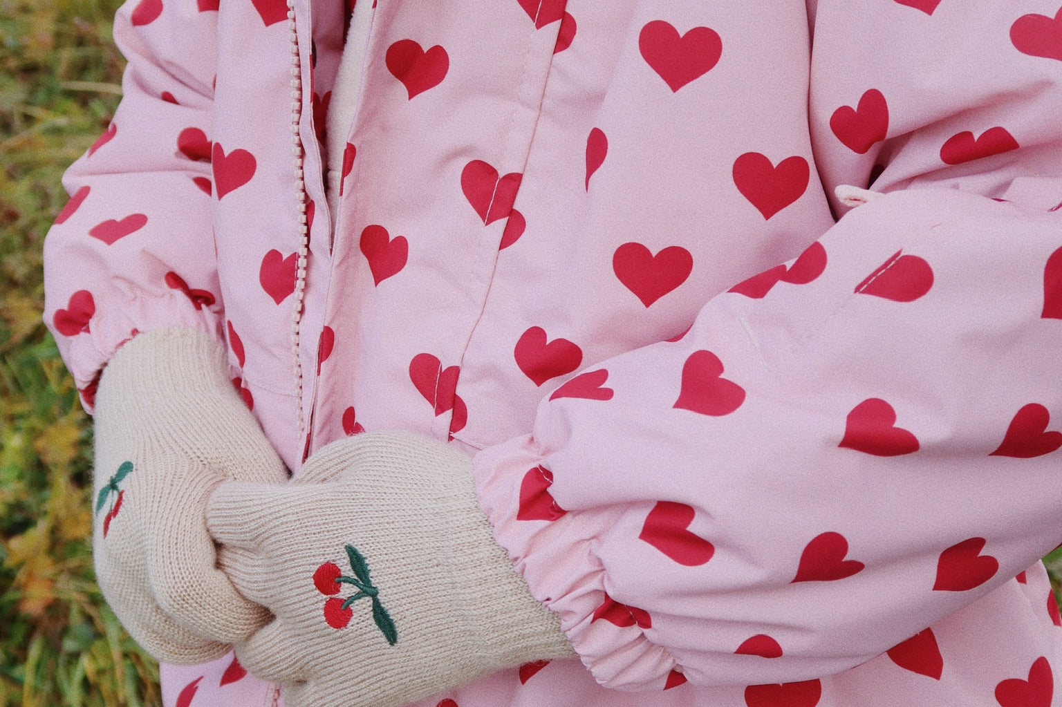 Konges Sløjd A/S Handschoenen cherry/stripe