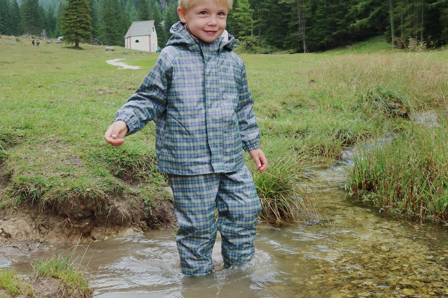 Konges Sløjd A/S Regenkleding laurel blue check