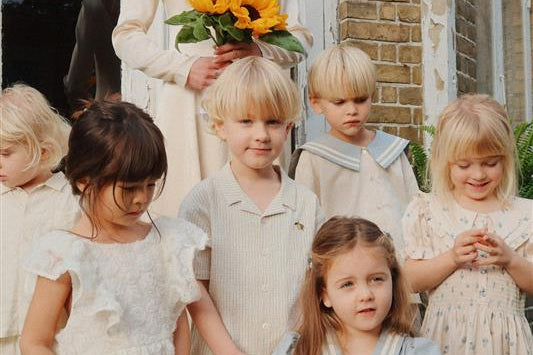 Konges Sløjd A/S Geweven Broeken cloud stripe