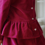 Konges Sløjd A/S Rokjes - Geweven sangria