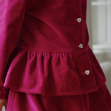 Konges Sløjd A/S Rokjes - Geweven sangria