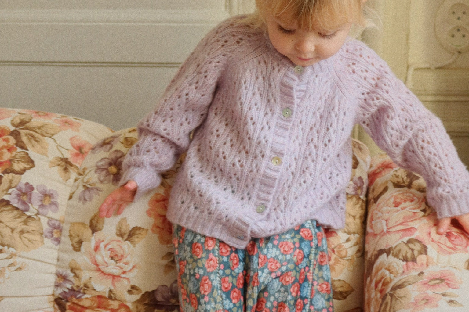 Konges Sløjd A/S Gebreide Cardigans lavender mist