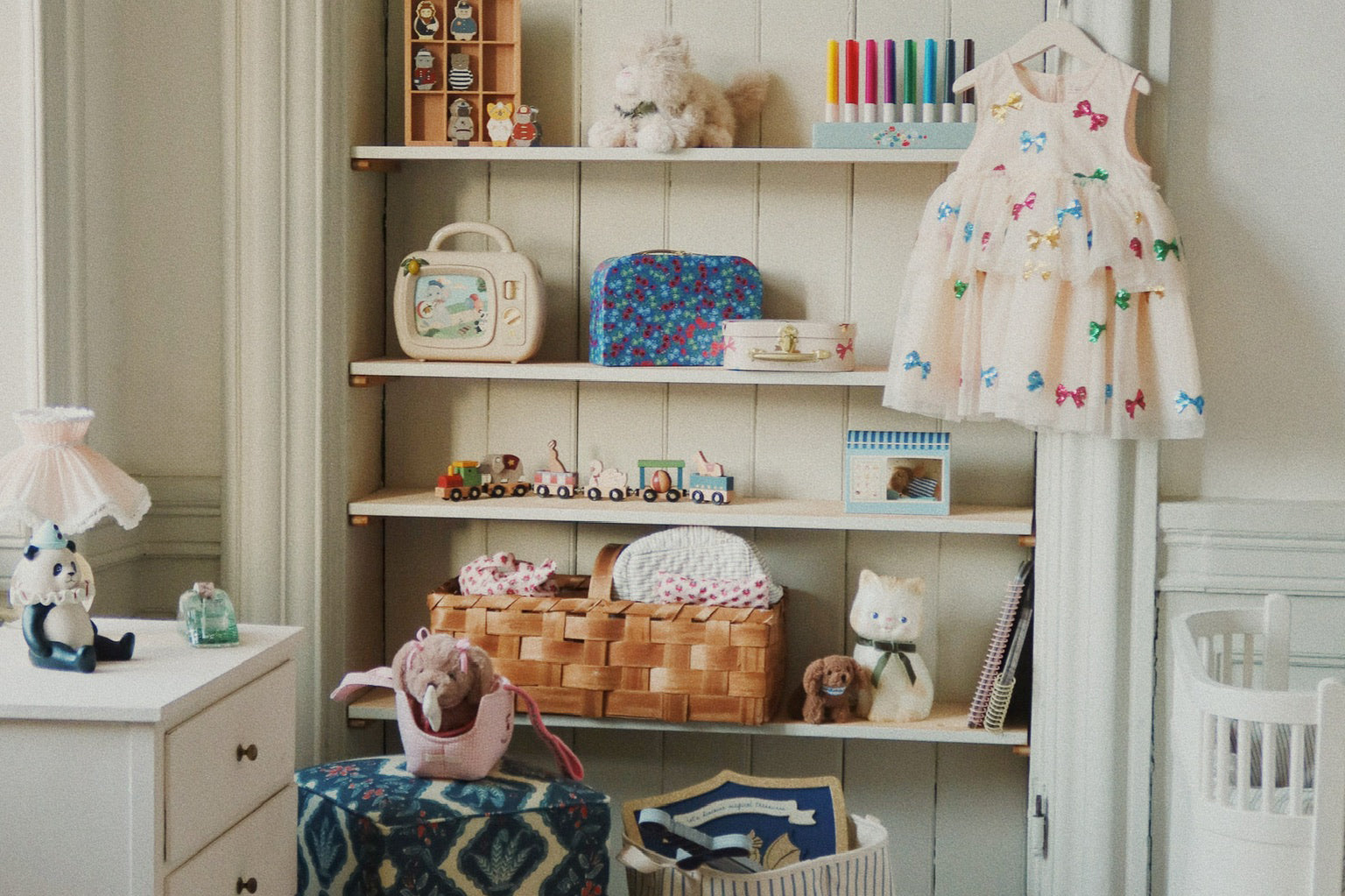 Konges Sløjd A/S WOVEN DRESSES bow coloré