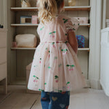 Konges Sløjd A/S WOVEN DRESSES ma grande cerise pink glitter