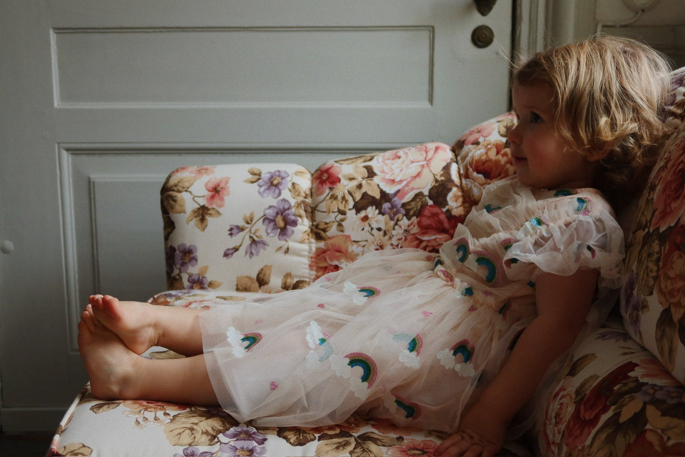 Konges Sløjd A/S WOVEN DRESSES rainbow glitter