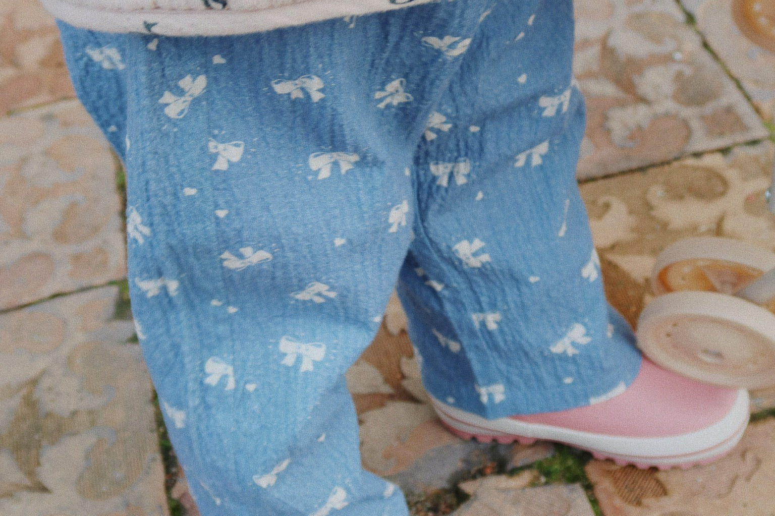 Konges Sløjd A/S Geweven Broeken boucle blue