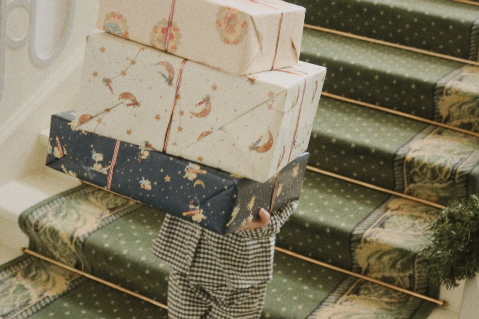 Konges Sløjd A/S Geweven Broeken green check