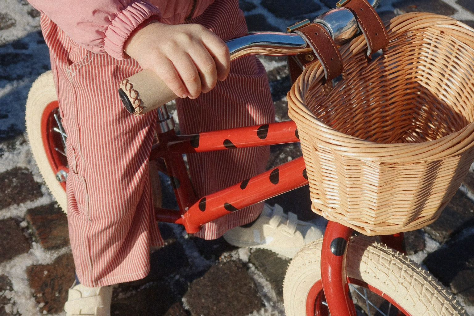 Konges Sløjd A/S Geweven Broeken milk rouge stripe