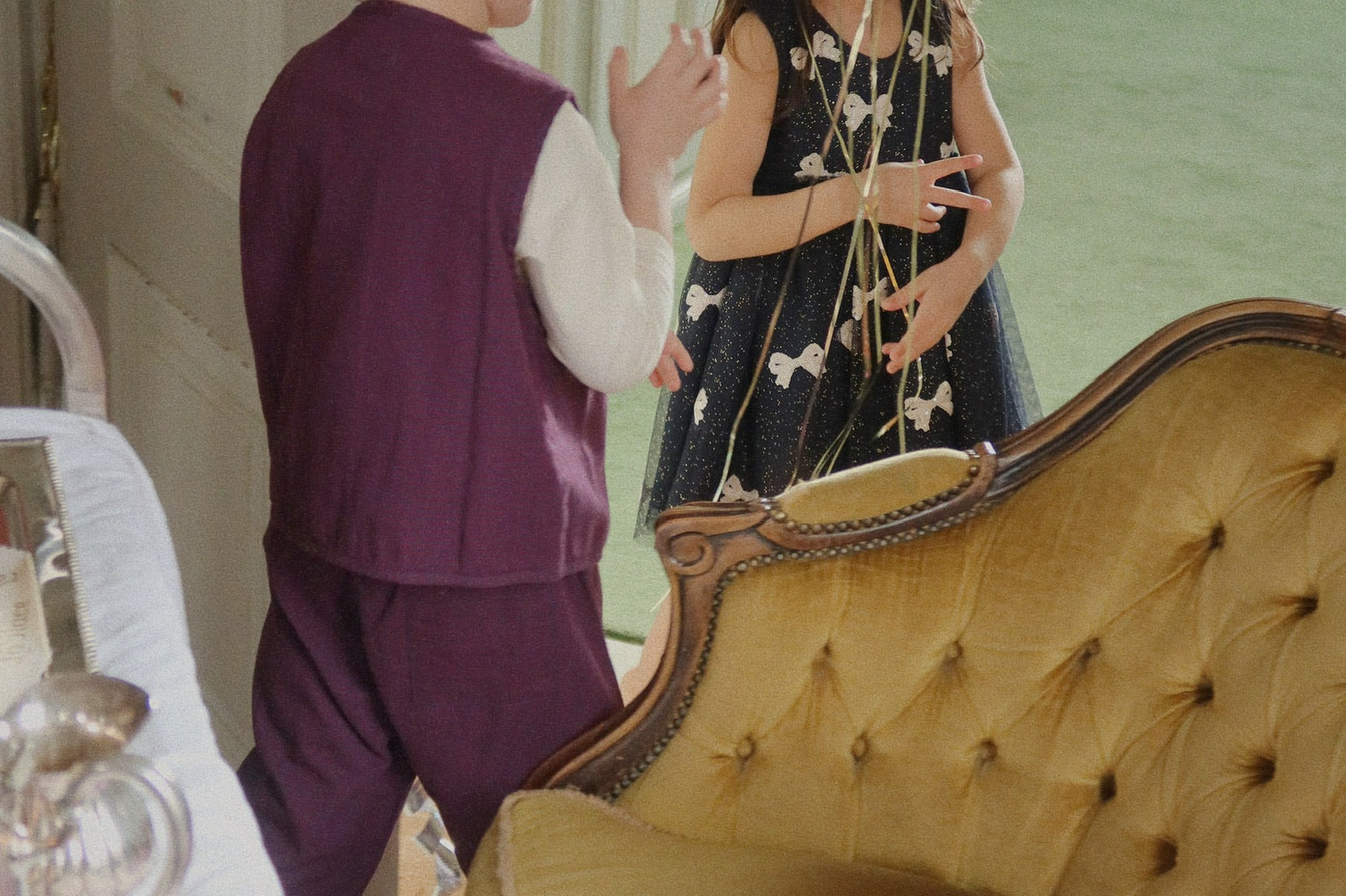 Konges Sløjd A/S WOVEN DRESSES bowie night sky sequin