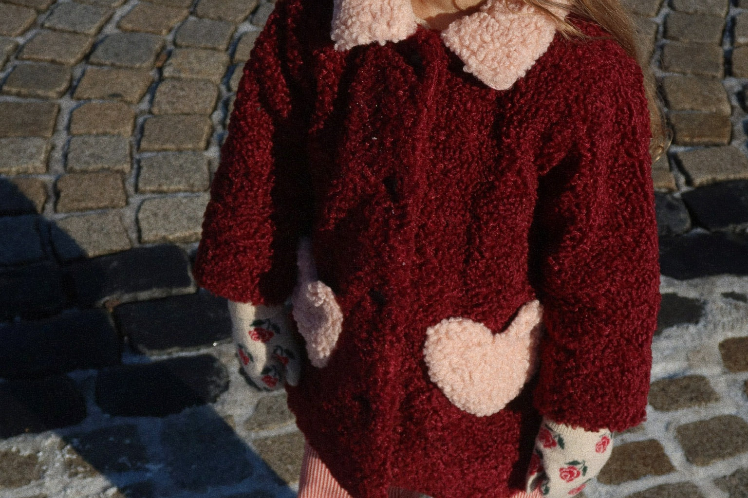 Konges Sløjd A/S Geweven Broeken milk rouge stripe