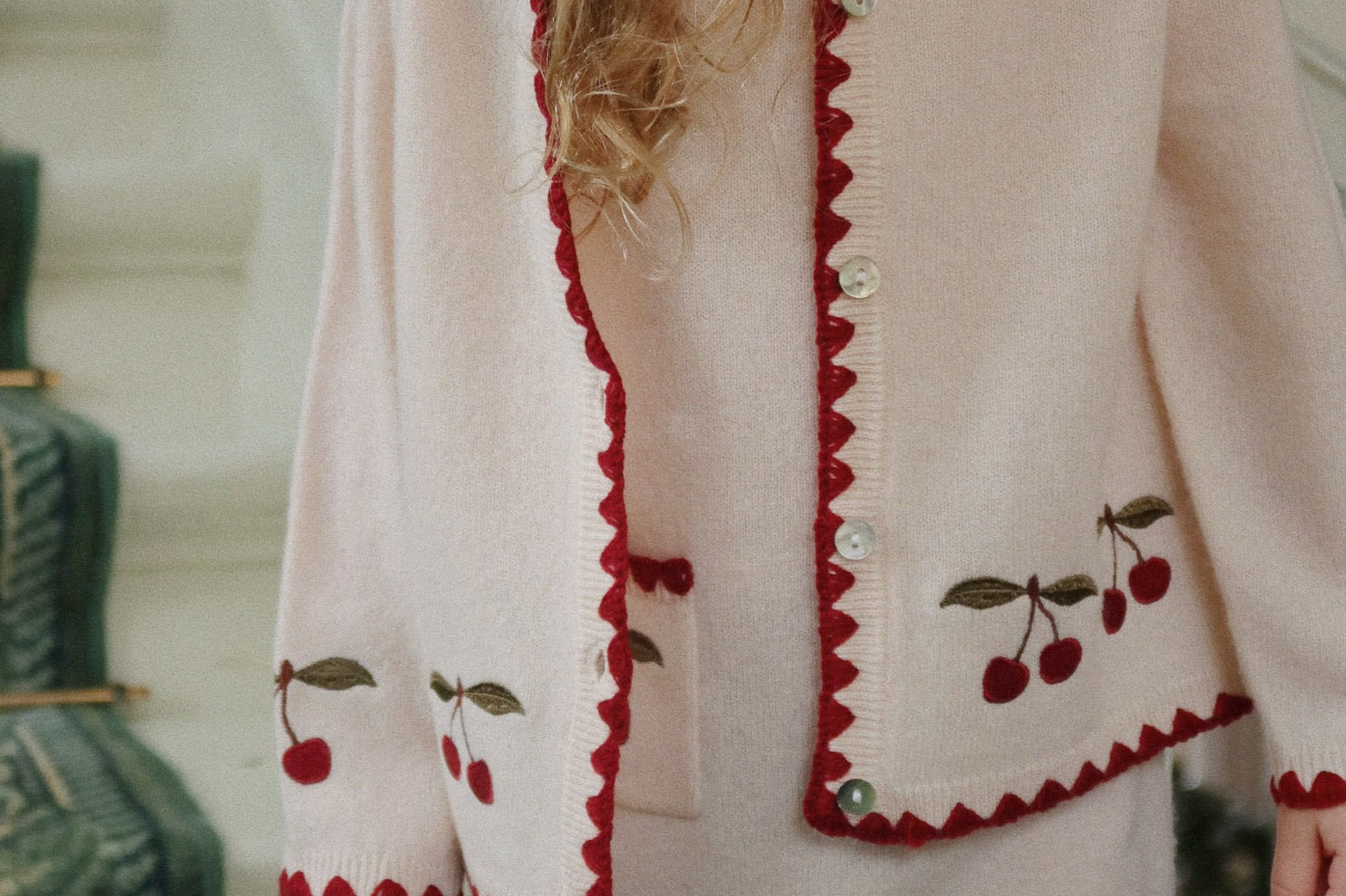 Konges Sløjd A/S Gebreide Cardigans off white