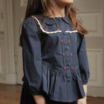 Konges Sløjd A/S Rokjes - Jersey navy blazer