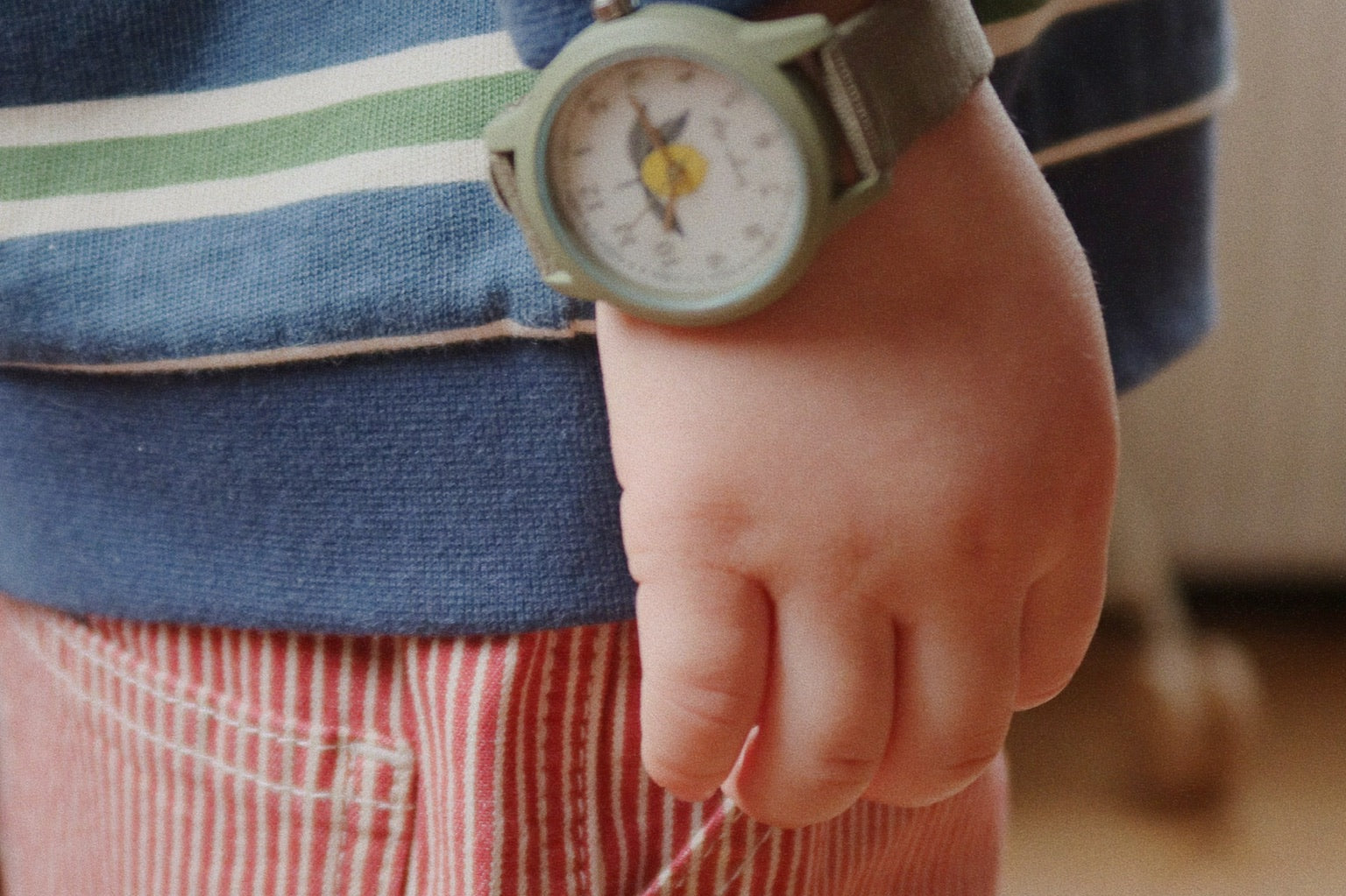 Konges Sløjd A/S Geweven Broeken milk rouge stripe