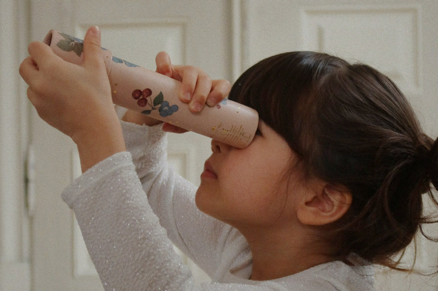 Konges Sløjd A/S Jersey Jurken white glitter