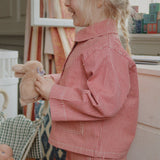 Konges Sløjd A/S Geweven Broeken milk rouge stripe