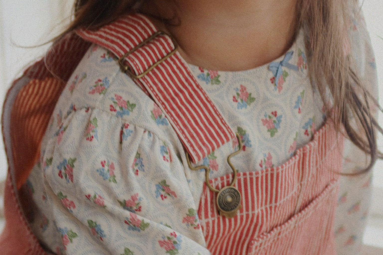 Konges Sløjd A/S WOVEN DRESSES milk rouge stripe