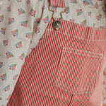 Konges Sløjd A/S WOVEN DRESSES milk rouge stripe