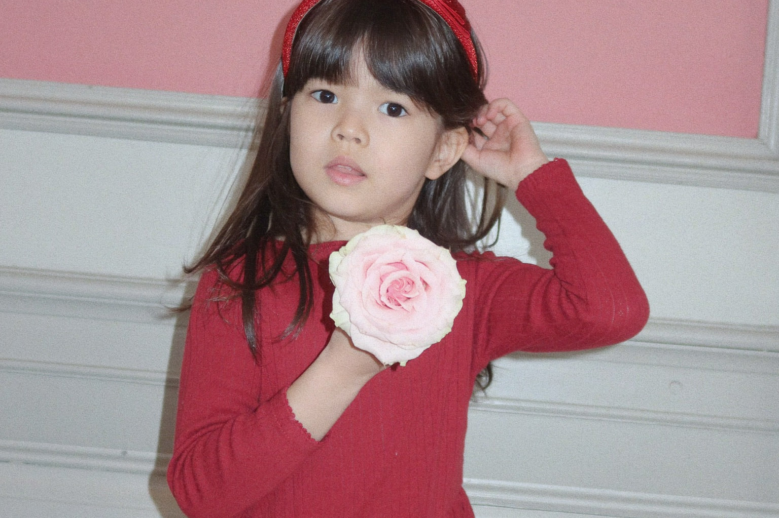 Konges Sløjd A/S Jersey Jurken red dahlia